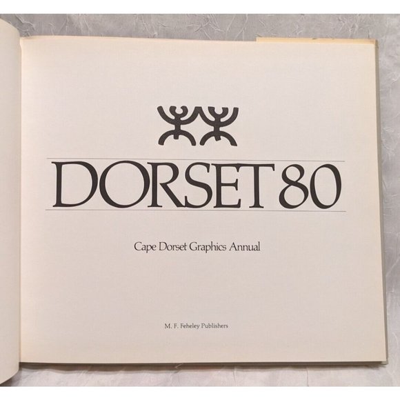 Vtg Dorset 80 Inuit Art Cape Graphics Annual 1980 Canada Hardcover Pitseolak Fun - Picture 5 of 14
